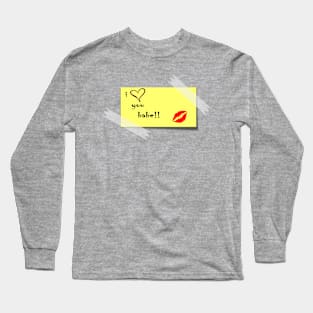 I Love you Long Sleeve T-Shirt